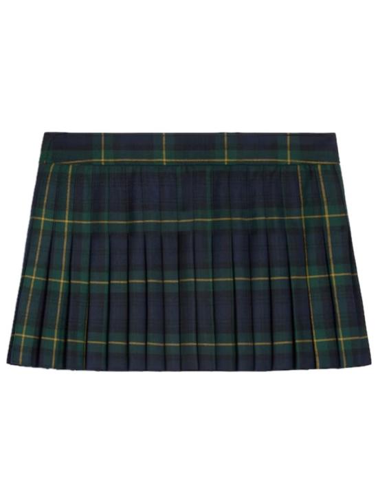 25FW 셀린느 킬트 미니 스커트 RJ03D0109 GAB5 Black - CELINE