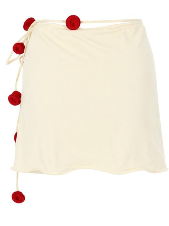 26SS 라 레베체 비치웨어 BOUQUETPAREO IVORY RED Neutrals - LA REVECHE