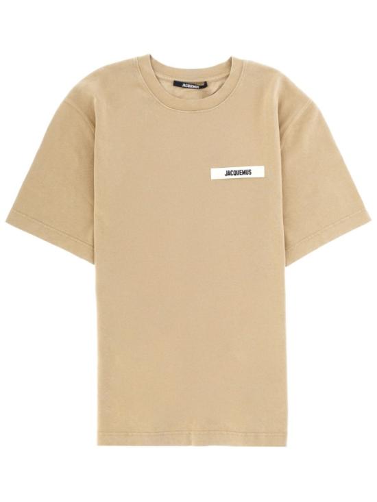 26SS 자크뮈스 그로그랭 로고 티셔츠 TSM00133AJ0 0226180 Neutrals