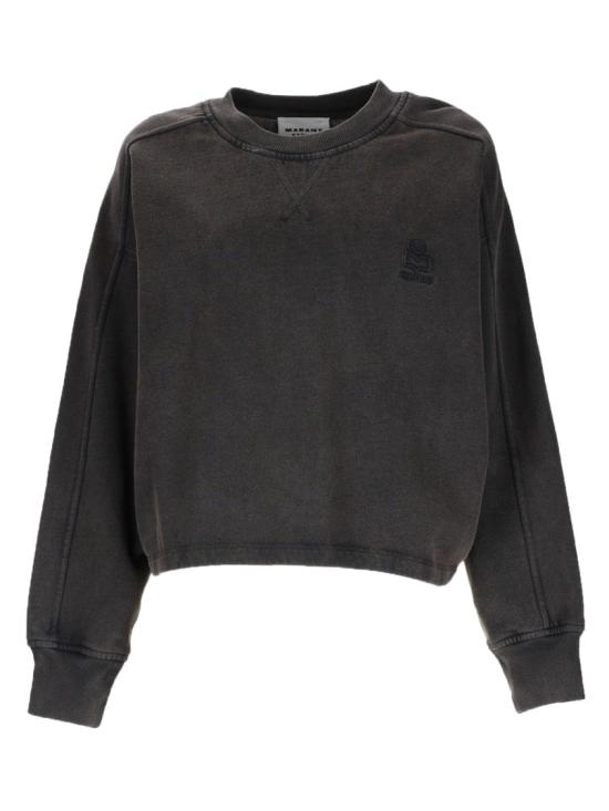 26SS 이자벨마랑에뚜왈 긴팔 티셔츠 SW0186FA D1M06E02FK Black