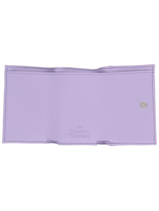 26SS 비비안웨스트우드 ORB 디테일 월렛 5115002EW S000DJ402 Purple - VIVIENNE WESTWOOD