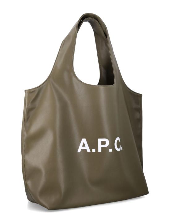 26SS 아페쎄 나논 로고 토트백 M61565PUAATJAC Green - A.P.C.