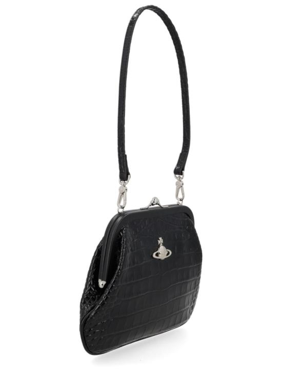 26SS 비비안웨스트우드 클라스프 클로저 비비안 숄더백 4B01001BW L0098N401 Black - VIVIENNE WESTWOOD