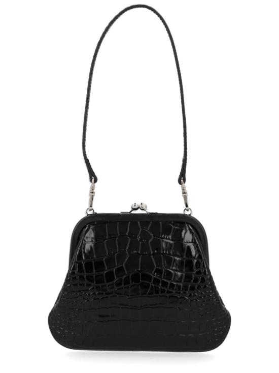 26SS 비비안웨스트우드 클라스프 클로저 비비안 숄더백 4B01001BW L0098N401 Black - VIVIENNE WESTWOOD