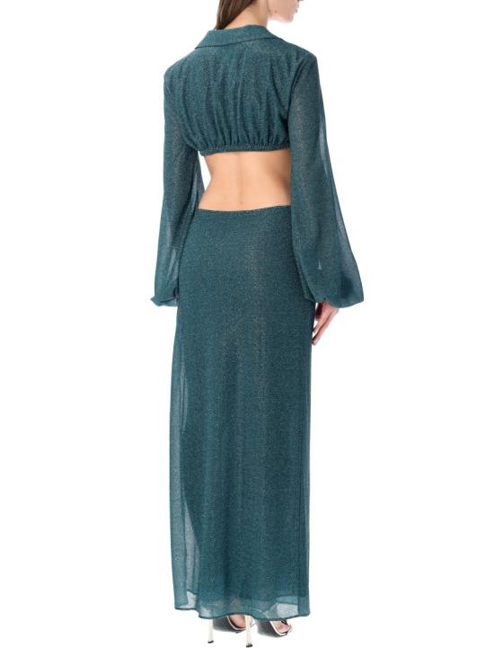 26SS 오세리 롱 원피스 LCS261PEACOCK Blue - OSÉREE