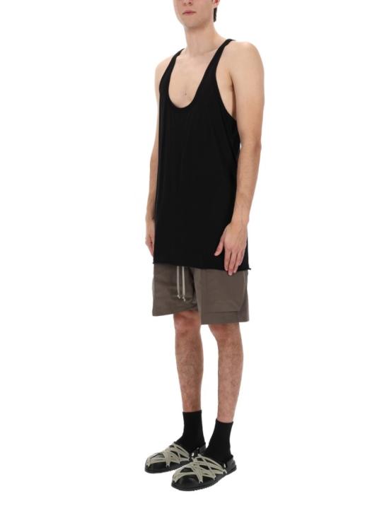 26SS 릭 오웬스 반팔 티셔츠 RR01F2101 BH09 Black - RICK OWENS