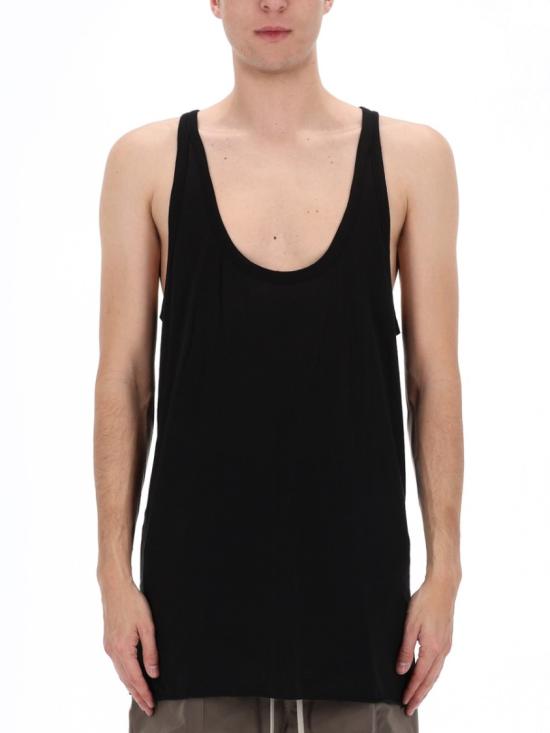 26SS 릭 오웬스 반팔 티셔츠 RR01F2101 BH09 Black - RICK OWENS