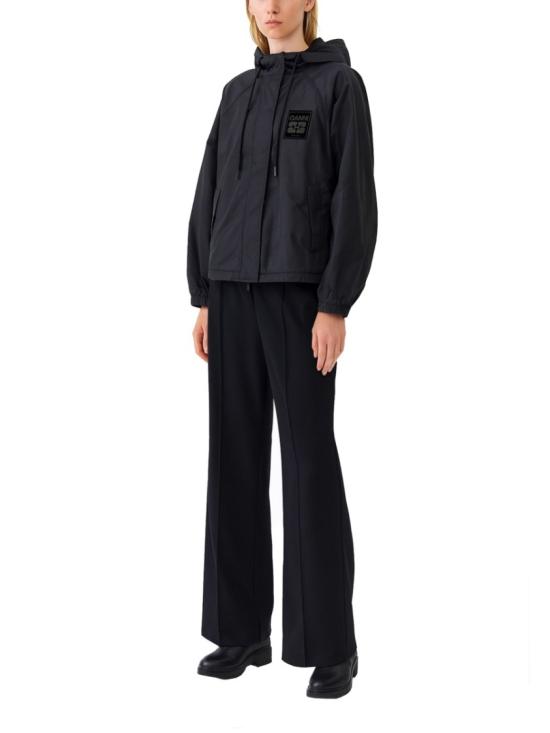  가니 나일론 자켓 W0736 099 Black - GANNI