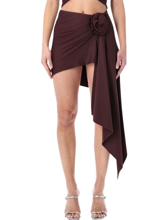 26SS 마그다뷰트림 숏 스커트 606426BODEAUX Burgundy