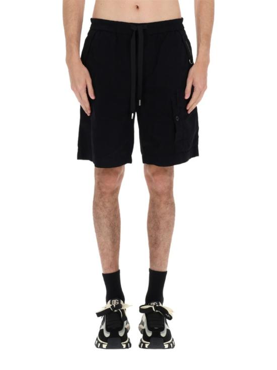 26SS 돌체앤가바나 숏팬츠 GP1C5T HUMS8N0000 Black - DOLCE & GABBANA