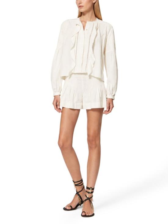26SS 이자벨마랑 CYBILA 시빌라 플리츠 쇼츠 SH0260FA D1I02I20WH Neutrals - ISABEL MARANT