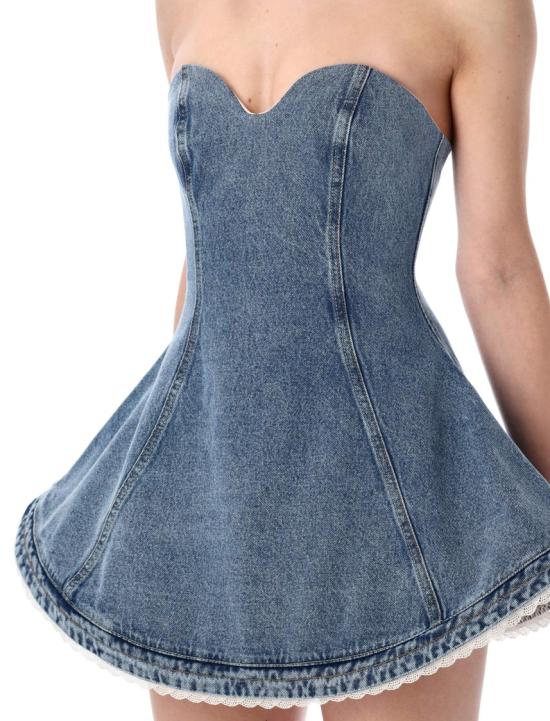 26SS 마그다뷰트림 데님 원피스 145426DARK BLUE Blue - MAGDA BUTRYM