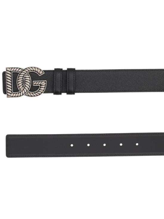 26SS 돌체앤가바나 가죽 벨트 BC4942 AG6518B956 Black - DOLCE & GABBANA