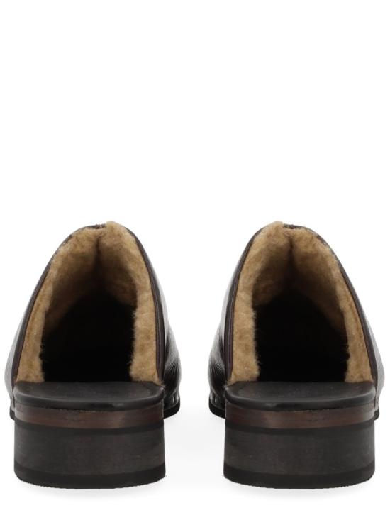25FW 아워레가시 나오토 클로그 A4257NDA DEEPAMERICANOLEATHER Black - OUR LEGACY