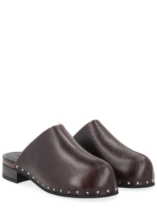 25FW 아워레가시 나오토 클로그 A4257NDA DEEPAMERICANOLEATHER Black - OUR LEGACY