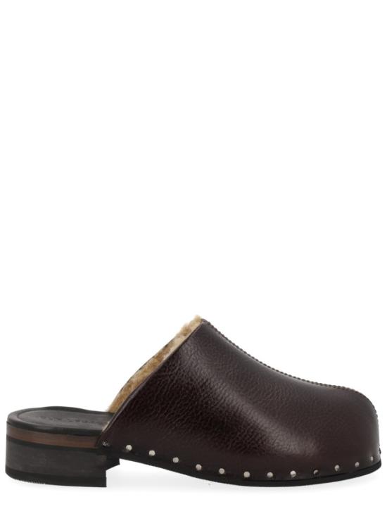 25FW 아워레가시 나오토 클로그 A4257NDA DEEPAMERICANOLEATHER Black