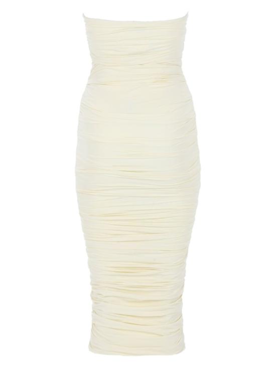 26SS 라 레베체 미디 원피스 MIREYALONGDRESS IVORY RED Yellow - LA REVECHE