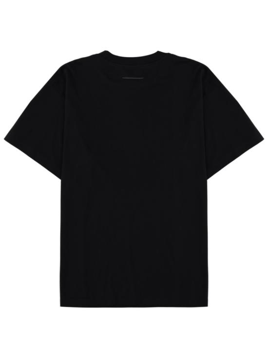 26SS MM6 메종마르지엘라 Numeric 코튼 티셔츠 SH0GC0032 M20170900 Black - MM6 MAISON MARGIELA