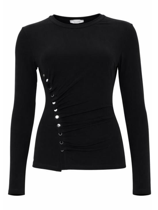 26SS 파코라반 긴팔 티셔츠 24AJTO708VI0386 P001 Black