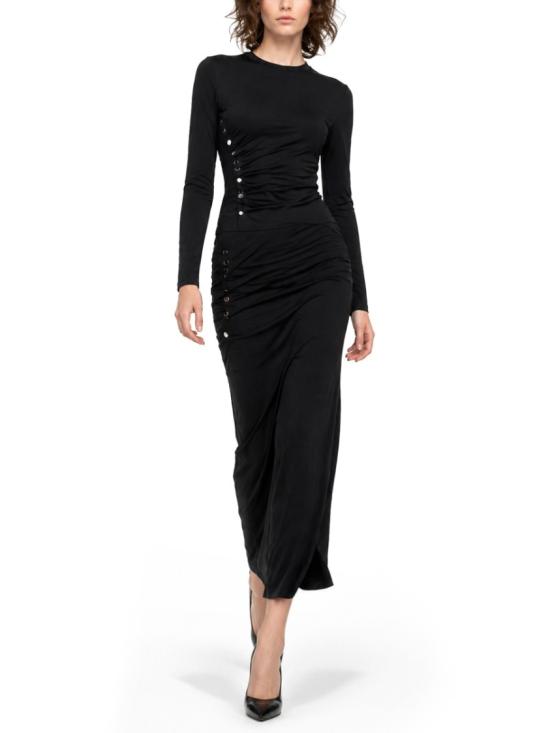 26SS 파코라반 긴팔 티셔츠 24AJTO708VI0386 P001 Black - PACO RABANNE