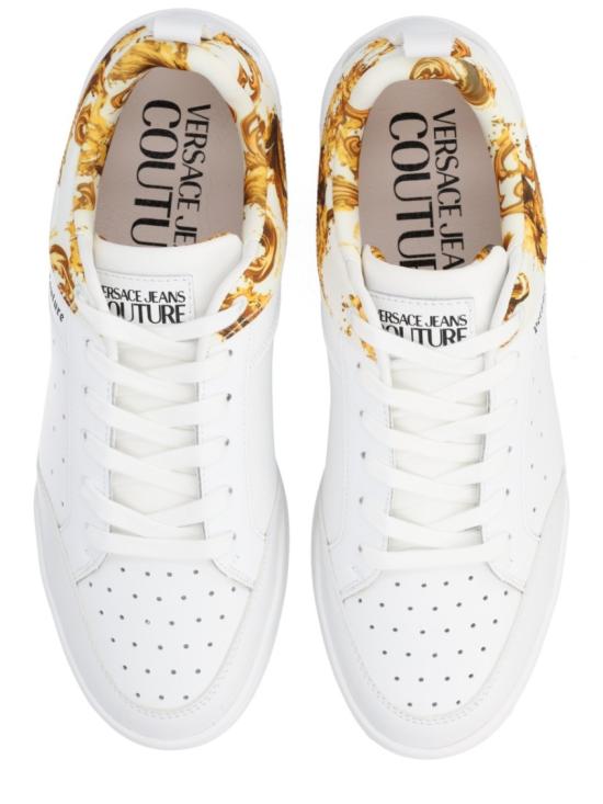 26SS 베르사체 스니커즈 80YA3SD6 ZPB85G03 White - VERSACE