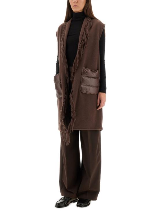 25FW 에르노 워미 & 나일론 울트라라이트 리조트 웨이스트 코트 GC00067DR 333958810 Brown - HERNO