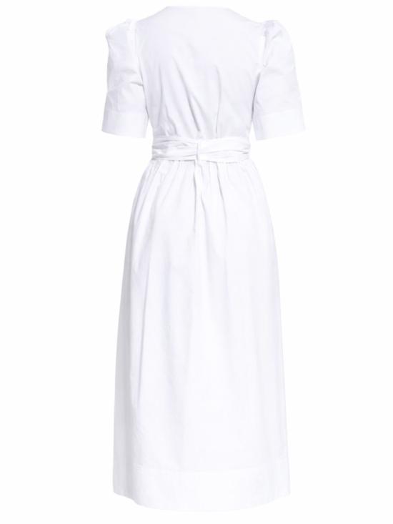 26SS 가니 롱 원피스 W1115 151 White - GANNI