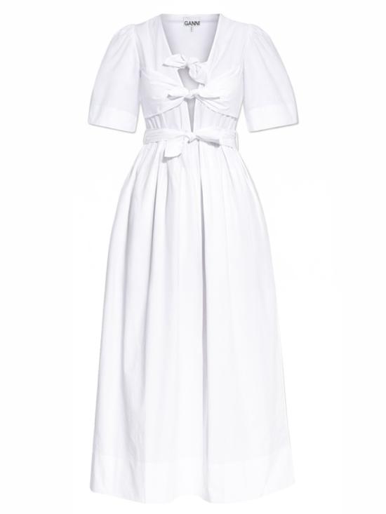 26SS 가니 롱 원피스 W1115 151 White