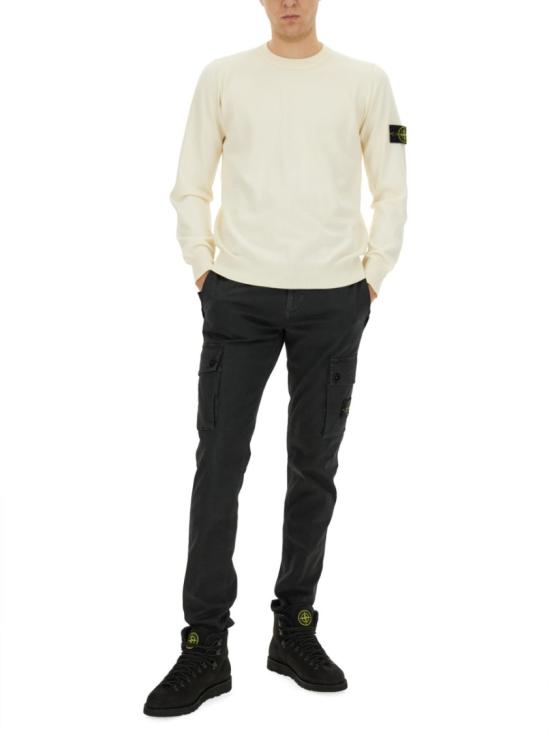  스톤 아일랜드 니트웨어 5100053 S00B2V0093 White - STONE ISLAND