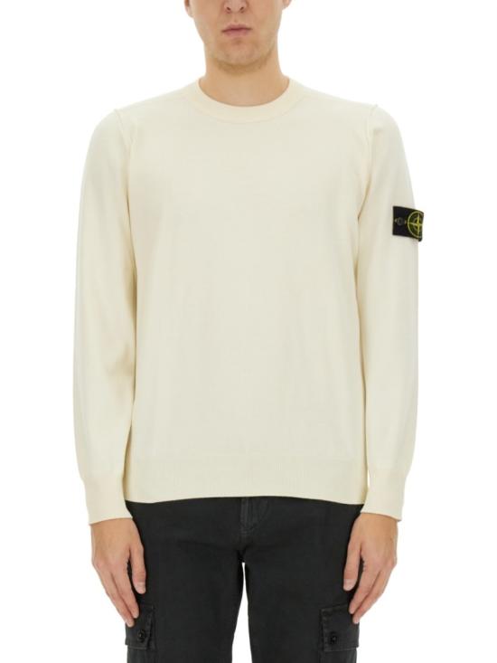  스톤 아일랜드 니트웨어 5100053 S00B2V0093 White - STONE ISLAND