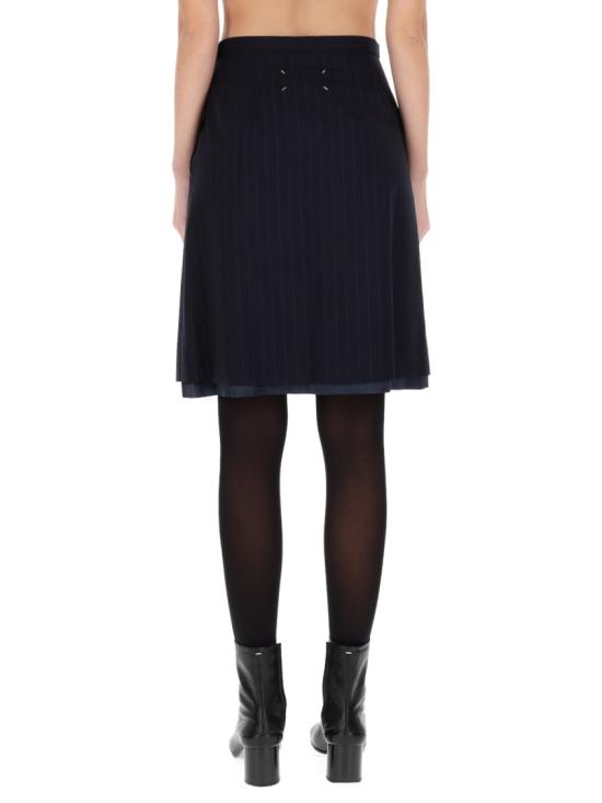 25FW 마르지엘라 미디 스커트 S29ME0033 M35581524F Black - MAISON MARGIELA