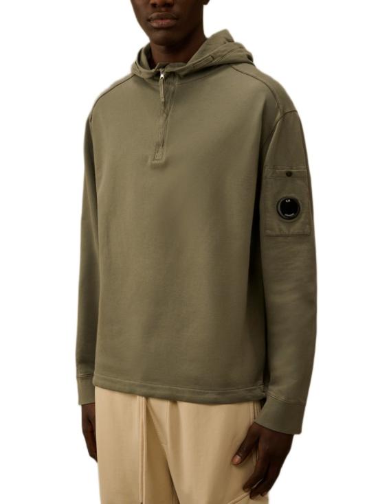 26SS 씨피 컴퍼니 후드 티셔츠 20CMSS023A002246G921 Grey - C.P. COMPANY