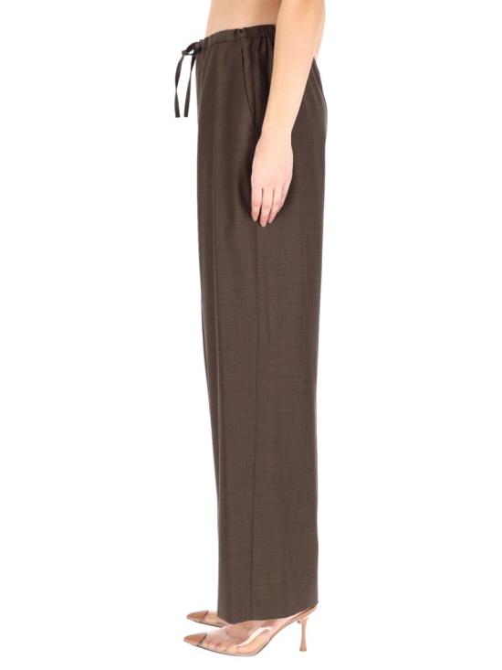 25FW 루루 드 세종 스트레이트 팬츠 COVELDS BROWNMELANGE Grey - LOULOU DE SAISON