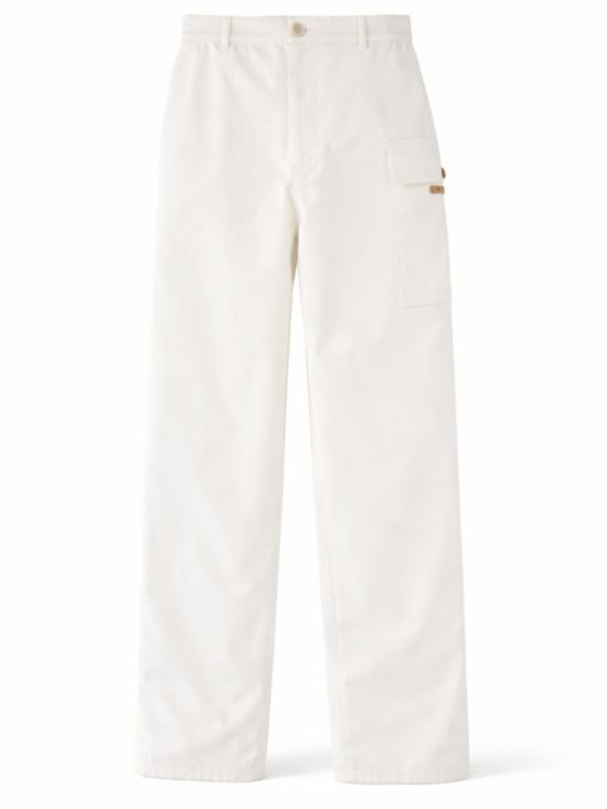 26SS 마르니 스트레이트 팬츠 PAMA0637A1 UTC56700W01 White