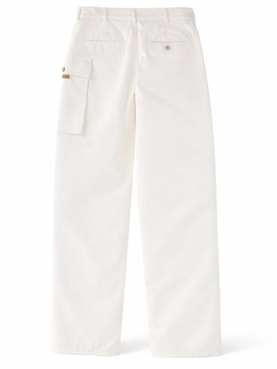 26SS 마르니 스트레이트 팬츠 PAMA0637A1 UTC56700W01 White - MARNI