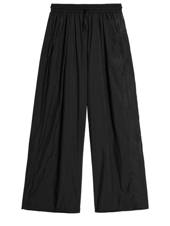 26SS 와이쓰리 로우 엣지 3 스트라이프 와이드 팬츠 KF1192 BLACK Black - Y-3