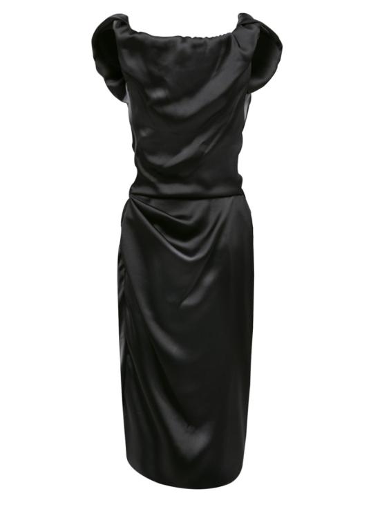 26SS 비비안웨스트우드 미디 원피스 1101039M W01CAN401 Black - VIVIENNE WESTWOOD