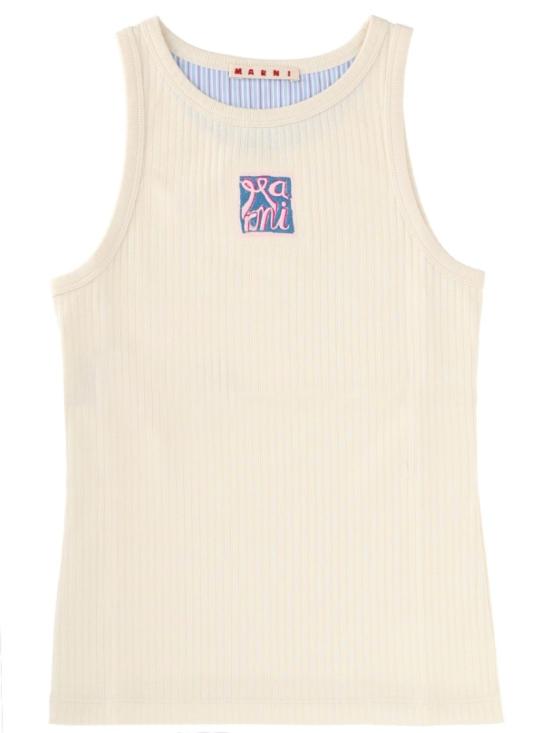 26SS 마르니 민소매 티셔츠 THJE0380S0 UTC60000W08 Neutrals