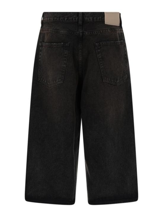 26SS 아워레가시 카프리 컷 네뷸라 워시드 버뮤더 쇼츠 M2265CN NEBULAWASH Black - OUR LEGACY