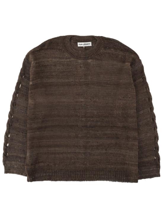 26SS 아워레가시 스웨터 M2263PW WATHEREDEARTHHANDSPUNSILK Black