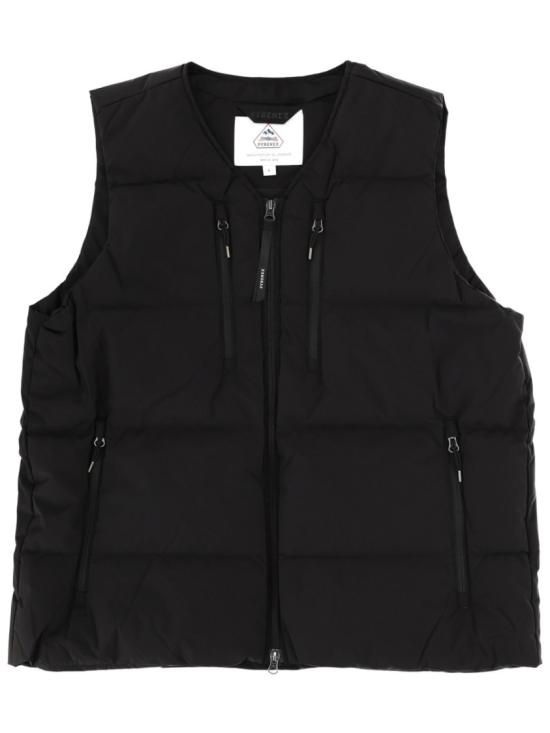 25FW 피레넥스 솔라스 슬리브리스 다운 자켓 HMY008 0009 Black