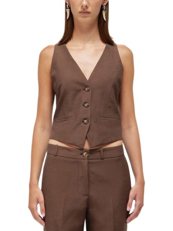 26SS 블루걸 자켓 RA6157T8823P9414 Brown - BLUGIRL