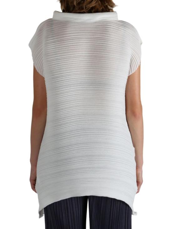 25FW 플리츠플리즈 민소매 티셔츠 PP58KK812 01 White - PLEATS PLEASE