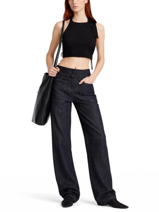 26SS 쿠레쥬 민소매 티셔츠 126CBR091 PL01599999 Black - COURREGES