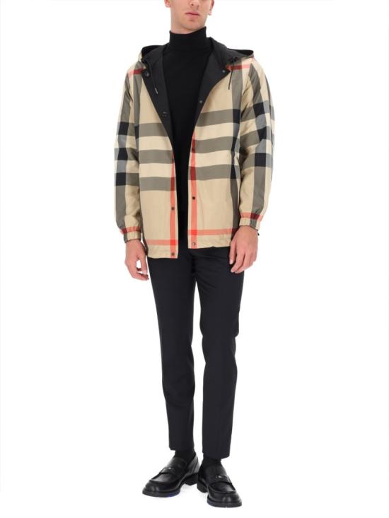  버버리 리버시블 체크 자켓 8043403 A1189 Black - BURBERRY