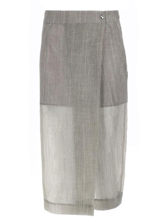 26SS 더 가먼트 롱 스커트 22041 056 Grey