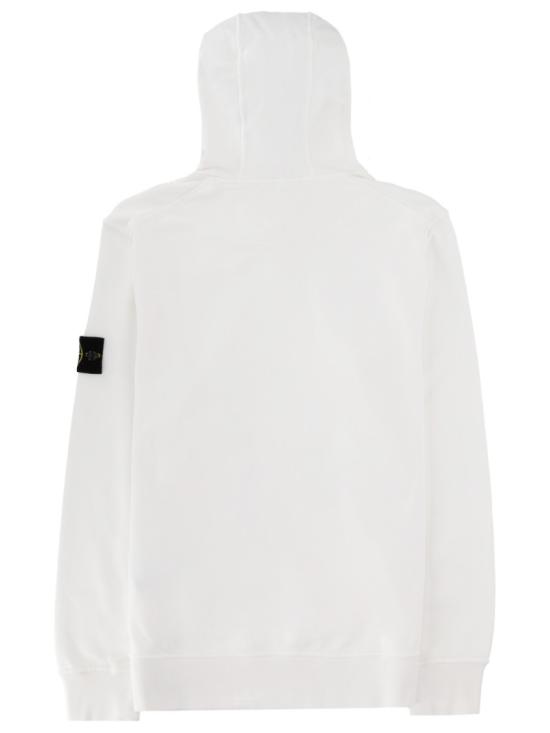  스톤 아일랜드 후드 티셔츠 6100062 S0051V0001 White - STONE ISLAND