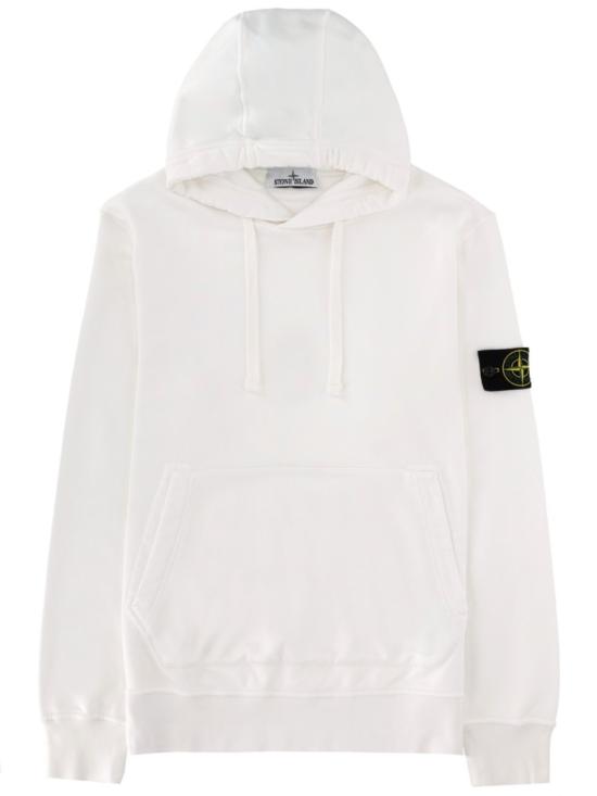  스톤 아일랜드 후드 티셔츠 6100062 S0051V0001 White