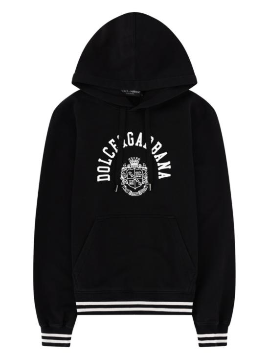 26SS 돌체앤가바나 후드 티셔츠 G9BGPT G7POTN0000 Black