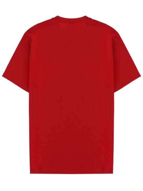 26SS 조르지오 아르마니 반팔 티셔츠 3HSM72 SJTKZU5078 Red - GIORGIO ARMANI